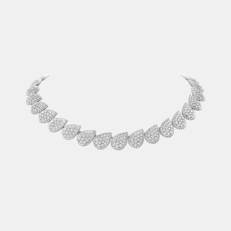 Collier Serpent Bohème Or blanc Diamant 19.51ct, 31 M motifs
