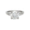 Bague 49 Bague en platine 950 sertie d’un diamant 2,02 ct HRD 58 Facettes 30455