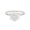 Bague 53 Solitaire - Bague en platine 950 avec diamant 2,23 ct 58 Facettes 31441