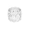 Bague 52 Messika Arabesque - Bague bandeau en or blanc sertie de diamants 58 Facettes 34952