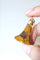 Pendentif Pendentif sceau cachet en or rose 18kt et agate brune 58 Facettes