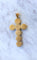 Pendentif Pendentif croix cabochons d’agates en or jaune 14kt 58 Facettes
