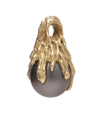 Pendentif Rocher de Tahiti - Pendentif en or jaune 18K et perle de Tahiti 58 Facettes BO220675/RocherPrecieux