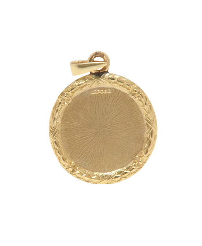 Pendentif + Qu’hier – que demain - Pendentif en or jaune 18K avec rubis et diamants 58 Facettes BO210507/+QUHIER-QUEDEMAIN