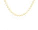 Collier Collier de perles du Japon 44 cm avec fermoir en or blanc 18 ct 58 Facettes 13534