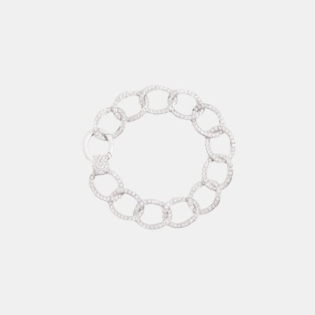 Bracelet Brera Or blanc Diamant 4.5ct
