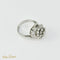 Bague 50 Bague en or blanc 14 carats avec diamants taille brillant 58 Facettes 2319