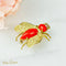 Pendentif Pendentif abeille - Pendentif en or jaune 18 carats et corail 58 Facettes 2020