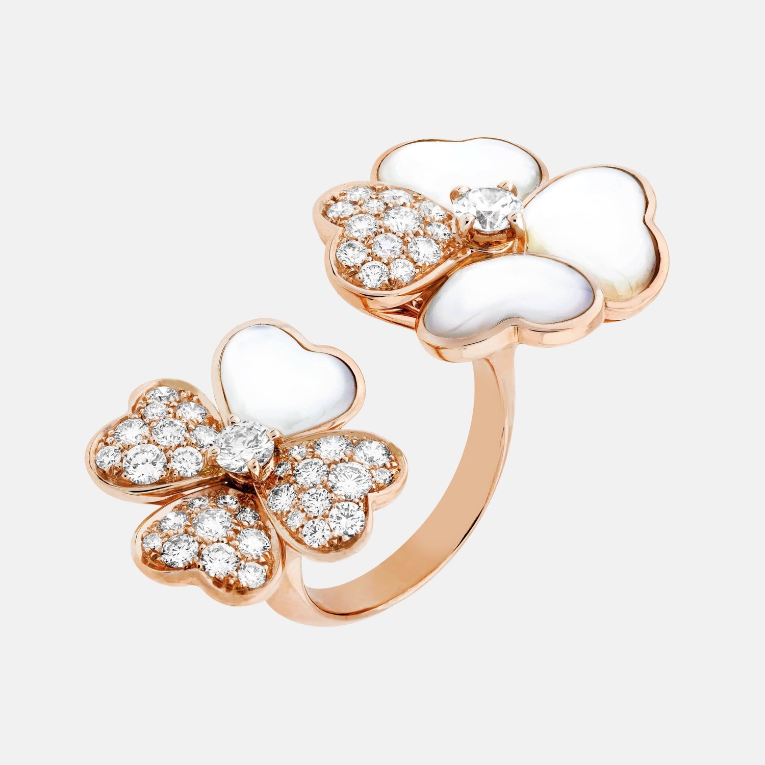 Bague Cosmos Or rose Diamant 