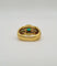 Bague 50 Bague or jaune sertie d’émeraude, diamants et rubis 58 Facettes