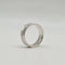 Bague 55 Alliance or blanc 18 carats 58 Facettes