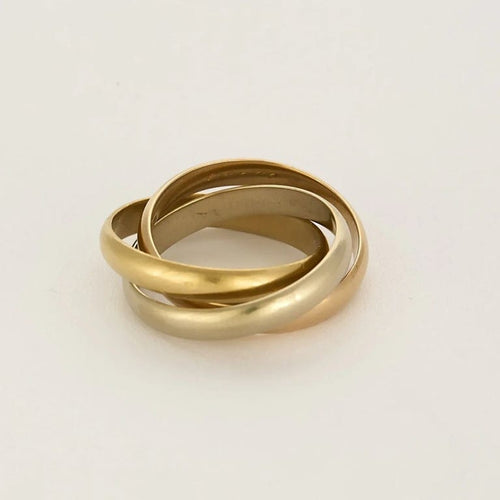 Bague 63 Cartier Bague Trinity en trois ors 58 Facettes LIS2603