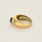 Bague 55 Bague jonc en or jaune, saphir et diamants 58 Facettes COG04412