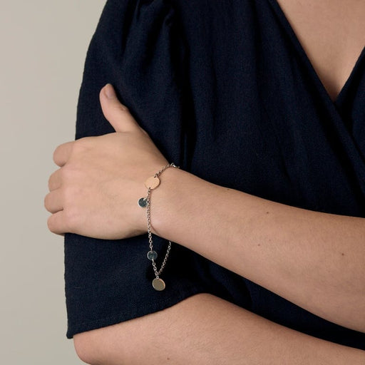 Bracelet Hermès - Ex Libris - Bracelet en argent et or rose . 58 Facettes 58FC30-3