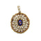 Pendentif Broche Pendentif  or émail perles et rubis 58 Facettes 240247R