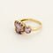 Bague 55.5 Bague en or jaune et améthystes 58 Facettes ALE4646