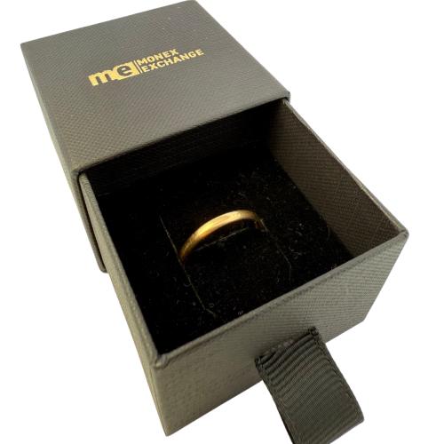 Bague 54 Bague alliance lisse en or jaune 18K, taille 54 58 Facettes 250084