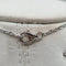 Collier Chaine or blanc 18 carats 58 Facettes