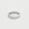 Bague 54 Bague jonc en or blanc et diamants 58 Facettes GU291