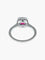 Bague 52 Bague coussin rubis en or gris palladié et diamants 58 Facettes 41950019