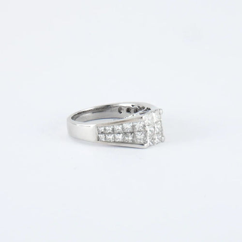 Bague 52 Bague bandeau Diamants 58 Facettes