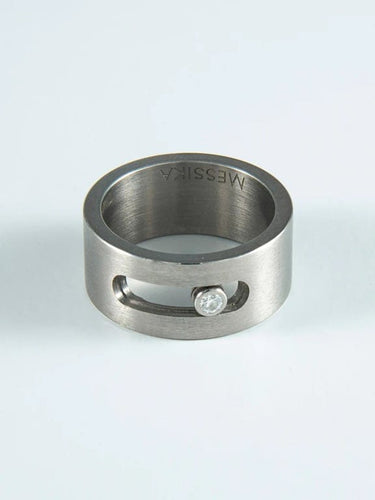 Bague 58 Bague Messika Move titanium et diamant 58 Facettes