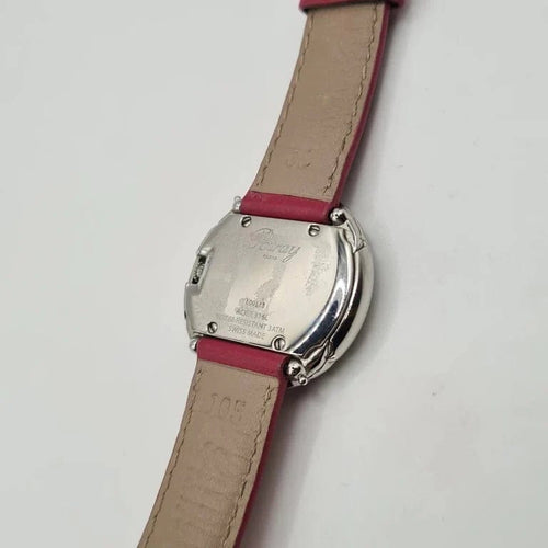 Montre Montre en acier modèle Rive Droite signée Poiray Paris sertie de diamants 58 Facettes