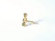 Bague 53 Bague or jaune - Emeraudes et diamants 58 Facettes