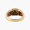 Bague 58 Bague pavée de 19 diamants en or jaune 750 58 Facettes