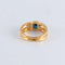 Bague 48 Bague Saphir épaulé de Diamants 58 Facettes FM80
