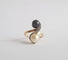 Bague 57 Bague Perles de culture et diamants anciens 58 Facettes