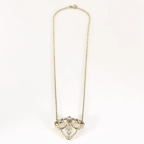Collier Collier en Or jaune & blanc 18k 58 Facettes ARL0825