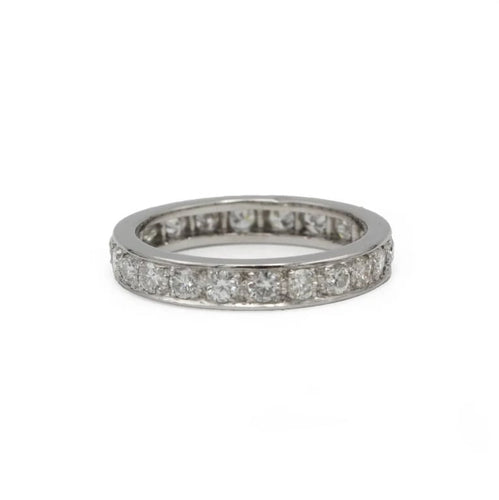 Bague 52 Alliance - Platine & diamants 58 Facettes 250252R