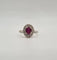 Bague 51 Bague or blanc sertie d’un rubis et diamants anciens 58 Facettes