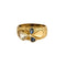 Bague 58 Bague bandeau sertie en or jaune 18k et saphirs, diamants 58 Facettes BG9