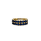 Bague Bague vintage en or jaune 14k et saphirs bleus 58 Facettes 2602001
