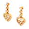 Boucles d'oreilles Chopard Happy Diamonds - Boucles d’oreilles en or jaune 18 carats et diamants 58 Facettes 3285