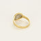 Bague 52.5 Bague en or jaune et or gris, diamants 58 Facettes VAN0760X2