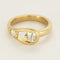 Bague 52.5 Bague en Or jaune 18k Diamant 58 Facettes DRE1847X2