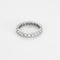 Bague 52 Alliance américaine en or blanc et diamants 58 Facettes CAN1600X2