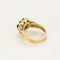 Bague 60.5 Bague "Fleur" en or jaune, saphir et diamants 58 Facettes LEN1849X2