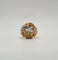 Bague 53 Bague or jaune sertie de diamants 58 Facettes