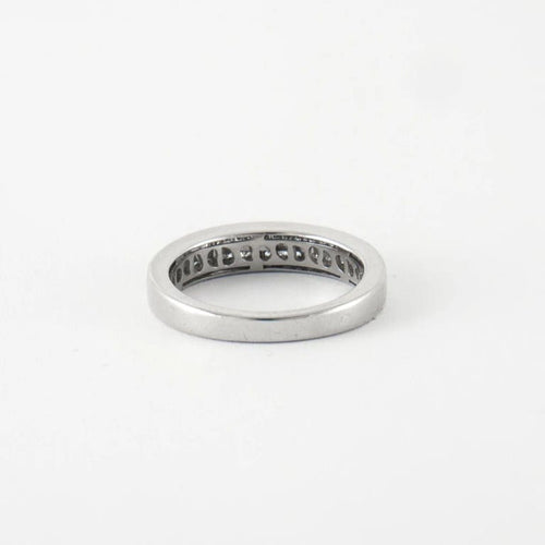 Bague 54.5 Bague Or blanc 18 Diamants 58 Facettes