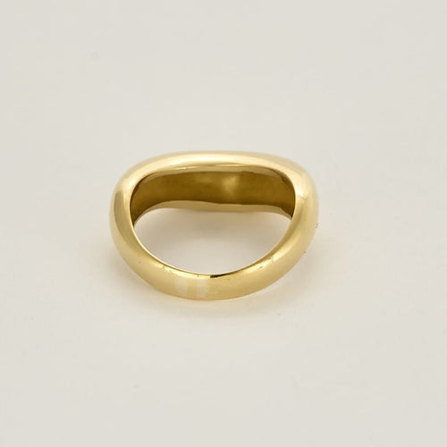 Bague 55 Bague mouvementée en or jaune 58 Facettes SENS2452X7