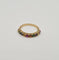 Bague 51.5 Bague or jaune et saphir multi-couleur 58 Facettes