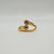 Bague 55 Bague "toi & moi" or jaune pierres fines 58 Facettes