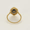 Bague 62 Bague navette en or jaune, diamants et saphirs calibrés 58 Facettes DINA0288X2