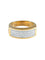 Bague 56 Bague pavée en or jaune et diamants 58 Facettes 422 00183