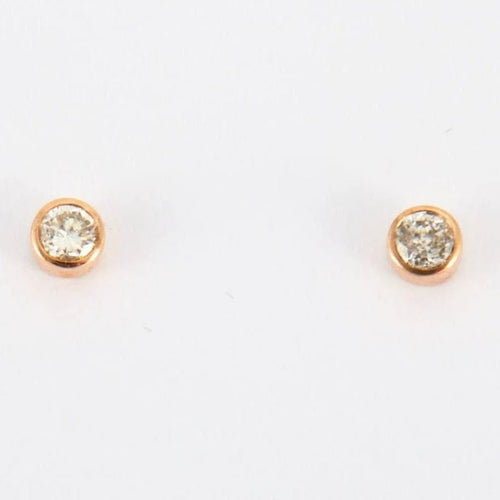 Boucles d'oreilles Boucles d'oreilles en Or rose & diamants 58 Facettes