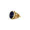 Bague 58.5 Bague Or jaune Lapis-lazuli 58 Facettes